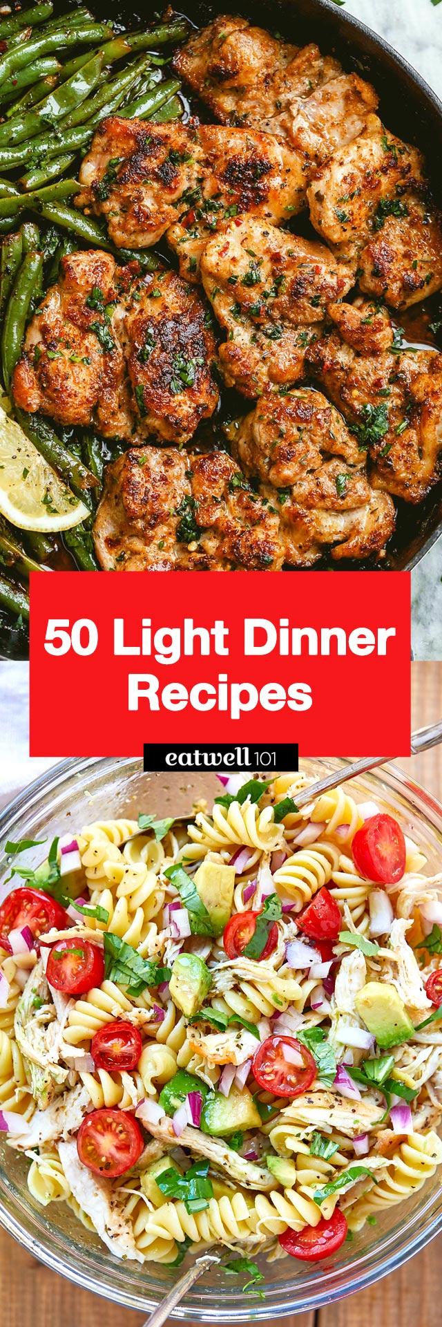 light meals that are full of flavor and nutrition