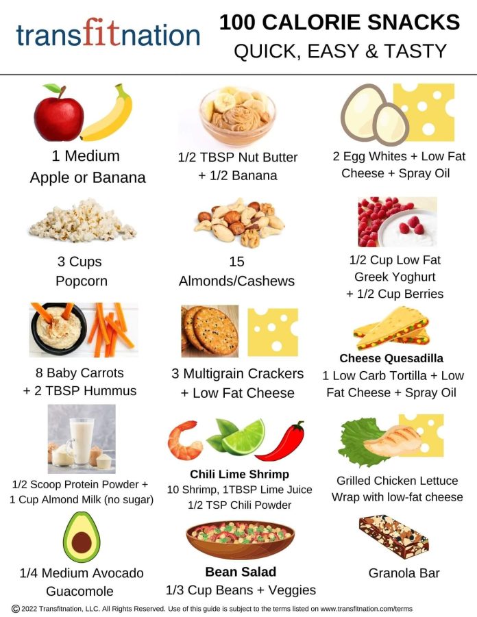 best low-calorie snacks with high nutrients